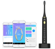 【送料無料】InfinitusValue スマートトラッキング電動歯ブラシ　ブラック　IVHB01B