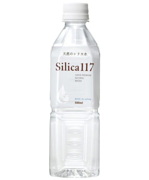 スーパープレミアム天然シリカ水「Silica117」　500ml×24本　【2箱以上で送料無料】