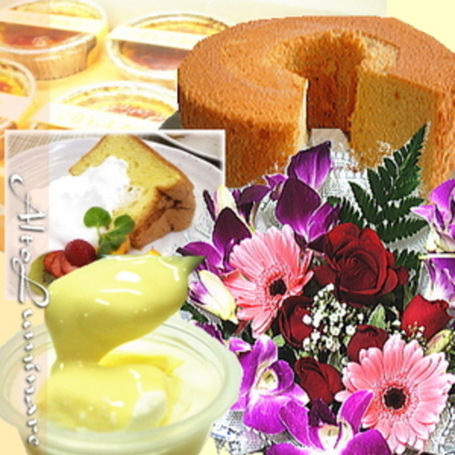 送料無料！誕生花アレンジメント＆パーティーセット