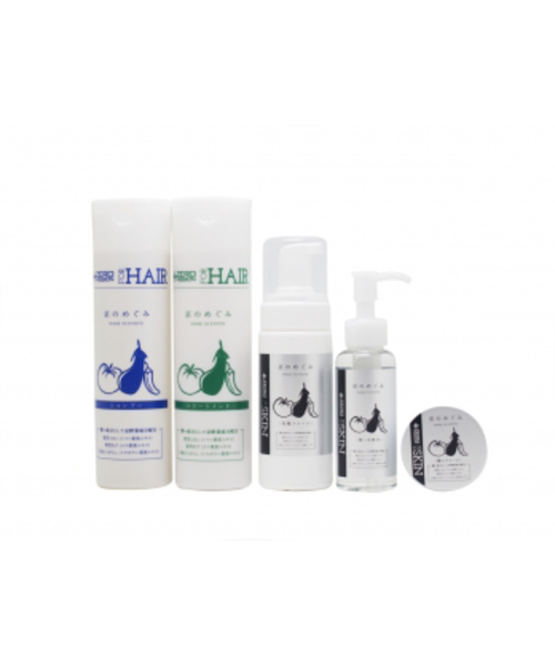 【セット販売】PLUS Zero Mission for HAIR & SKIN　京のめぐみ5点セット