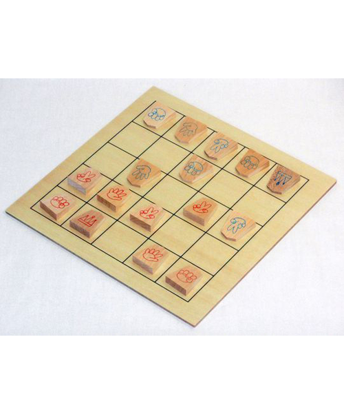 将棋系　グーチョキパーゲーム&ベクトル将棋（脳トレ）　天童製　木製品