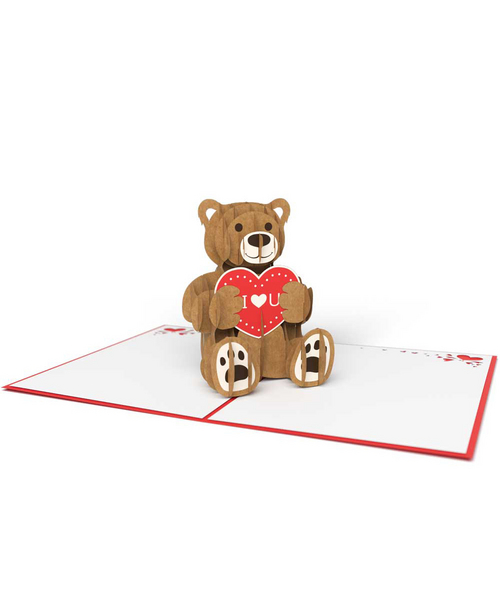 3DポップアップカードI LOVEPOP<<Love　Bear>>