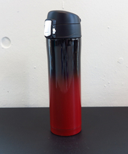 山中塗り　ステンレスボトル　（２トーン　黒×赤）450ml