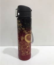 山中塗り　ステンレスボトル　蒔絵（舞妓）450ml